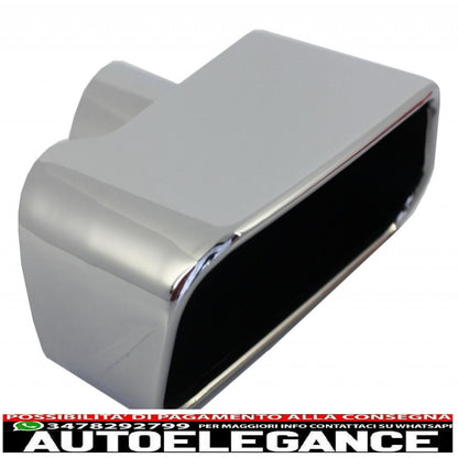 diffusore del paraurti posteriore adatto per BMW Serie 5 G30 G31 Limousine Touring (2017-up) con terminali di scarico m Performance Design
