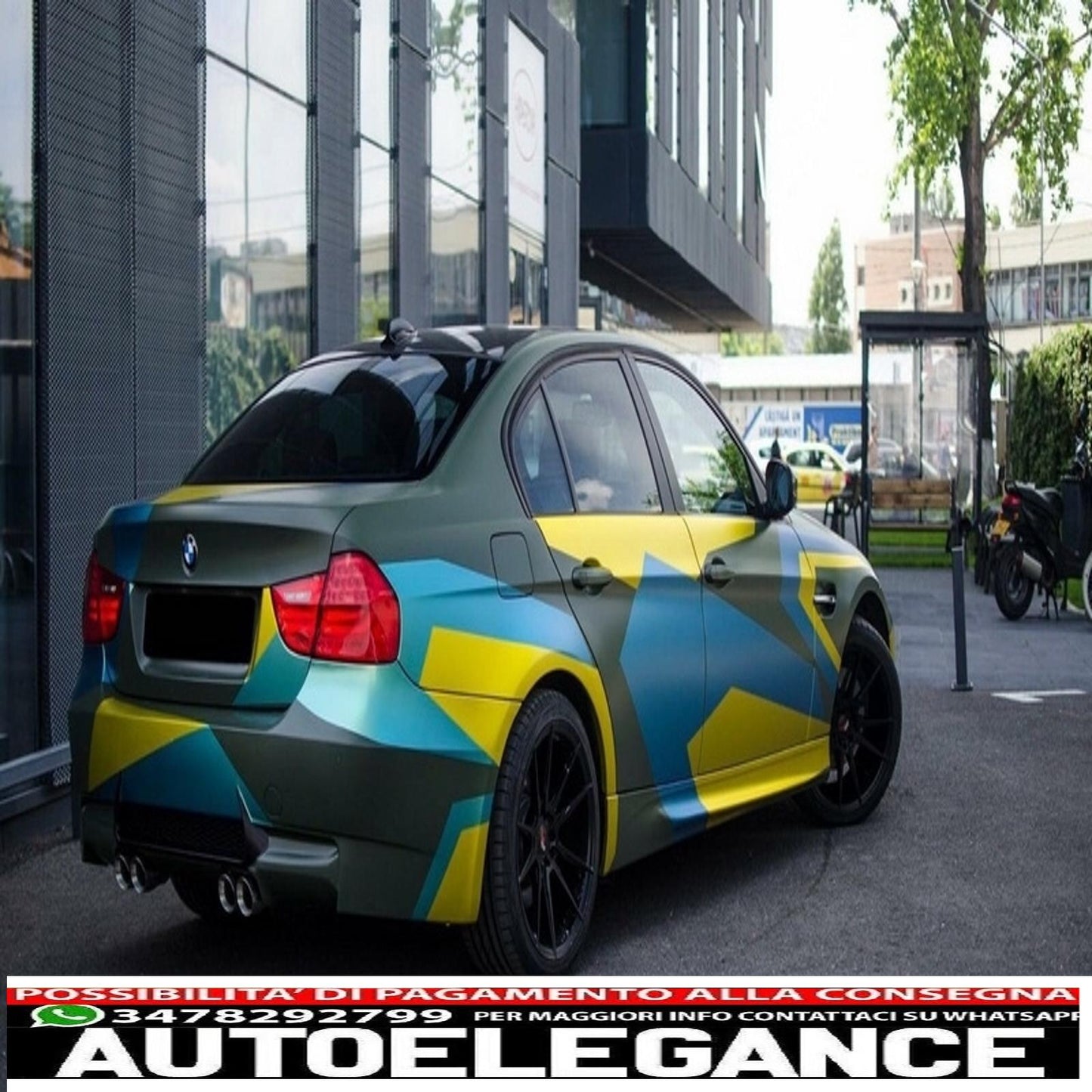 parafanghi anteriori adatti per bmw serie 3 e90 e91 (2004-2011) design m3