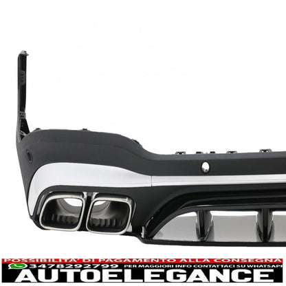 body kit suitable for mercedes glc suv facelift x253 (2020-up) glc63 chrome design 