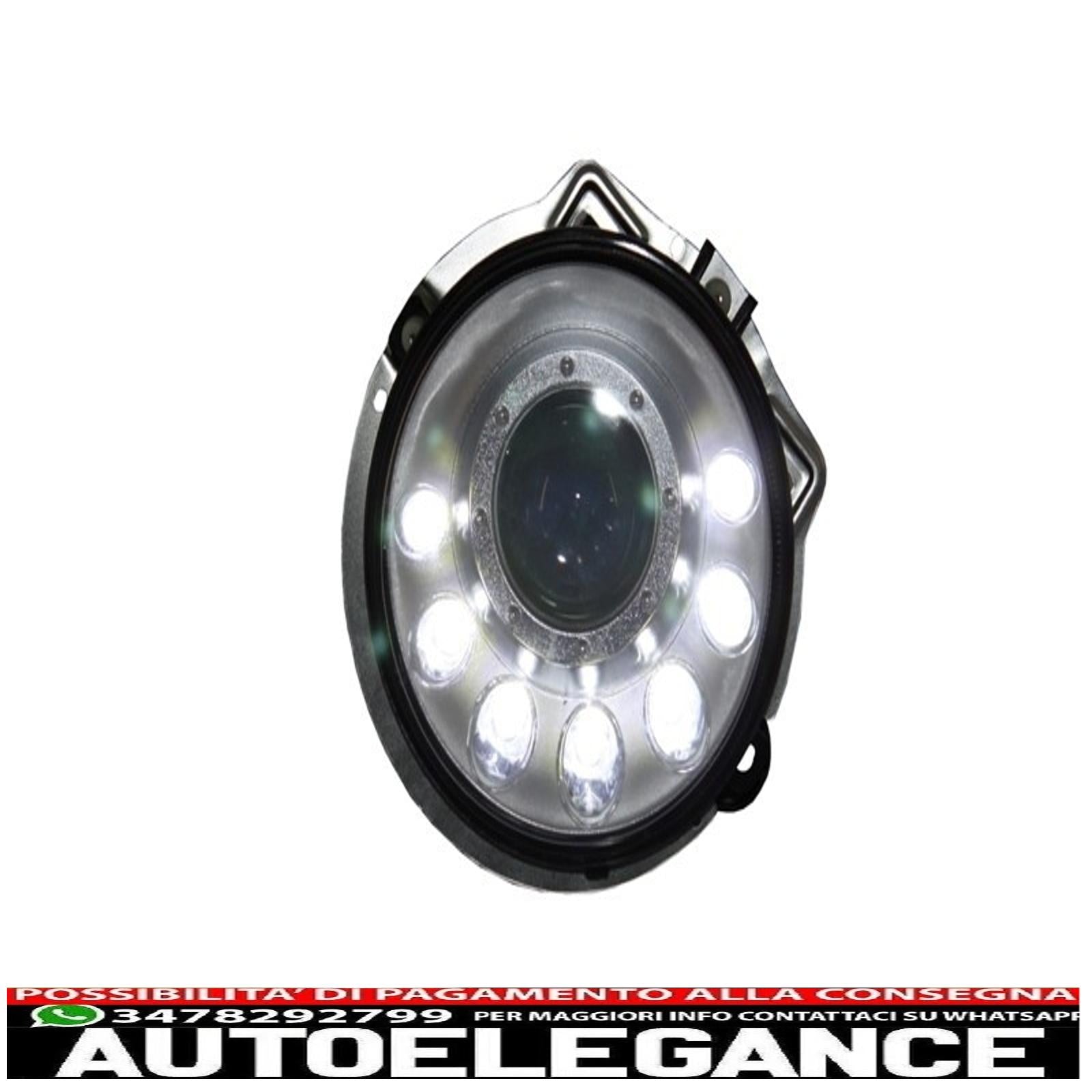 adatto per mercedes w463 classe g 1989-2012 fari led neri bi-xeno look m-design cromati AUTOELEGANCERICAMBI