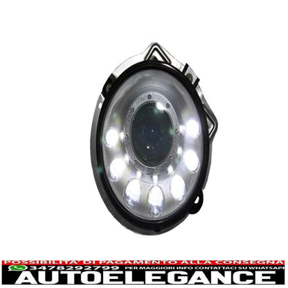 adatto per mercedes w463 classe g 1989-2012 fari led neri bi-xeno look m-design cromati AUTOELEGANCERICAMBI