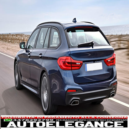 Rear bumper suitable for BMW 5 Series Touring G31 (2017-up) m-technik design