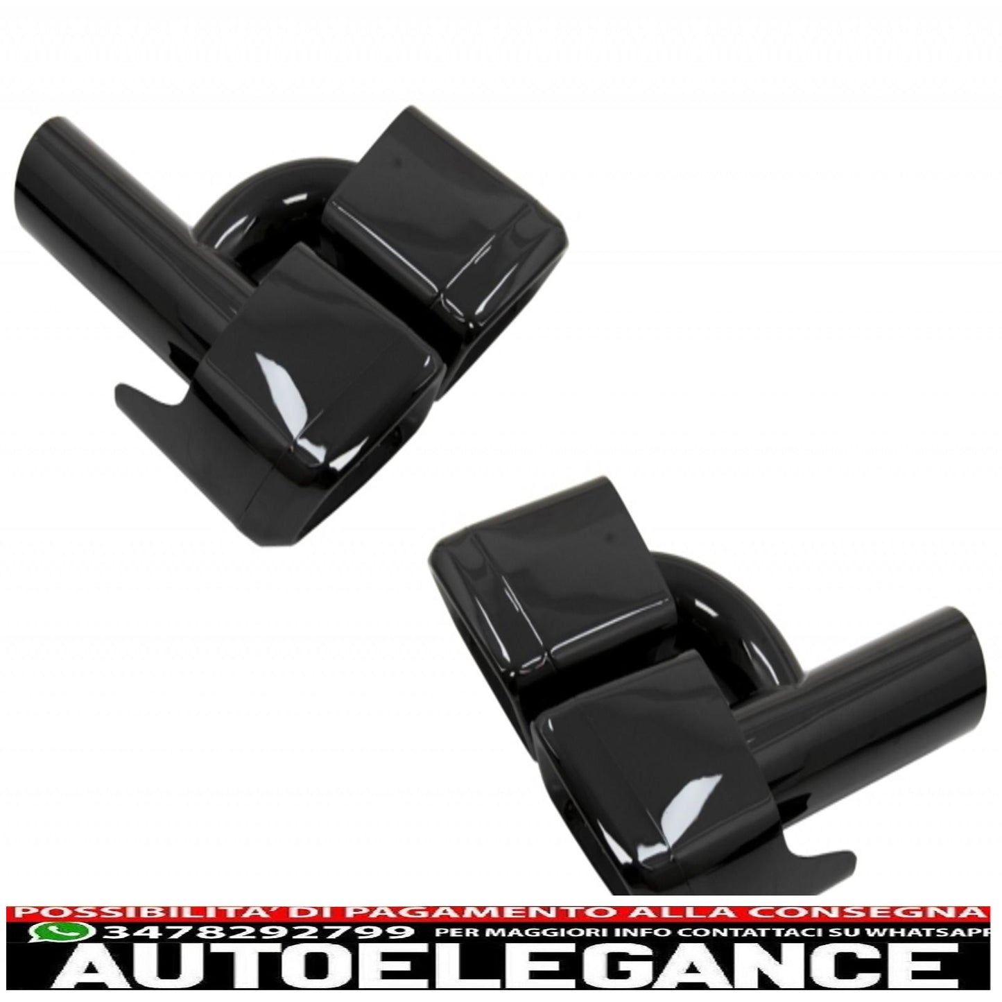 complete body kit suitable for mercedes s class w221 (2005-2011) lwb with black exhaust tips