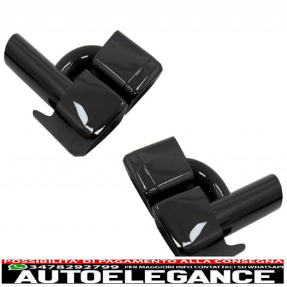 complete body kit suitable for mercedes s class w221 (2005-2011) lwb with black exhaust tips