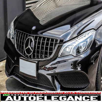 front grille suitable for mercedes e class c207 w207 a207 facelift (2013-2017) coupe cabrio gtr look