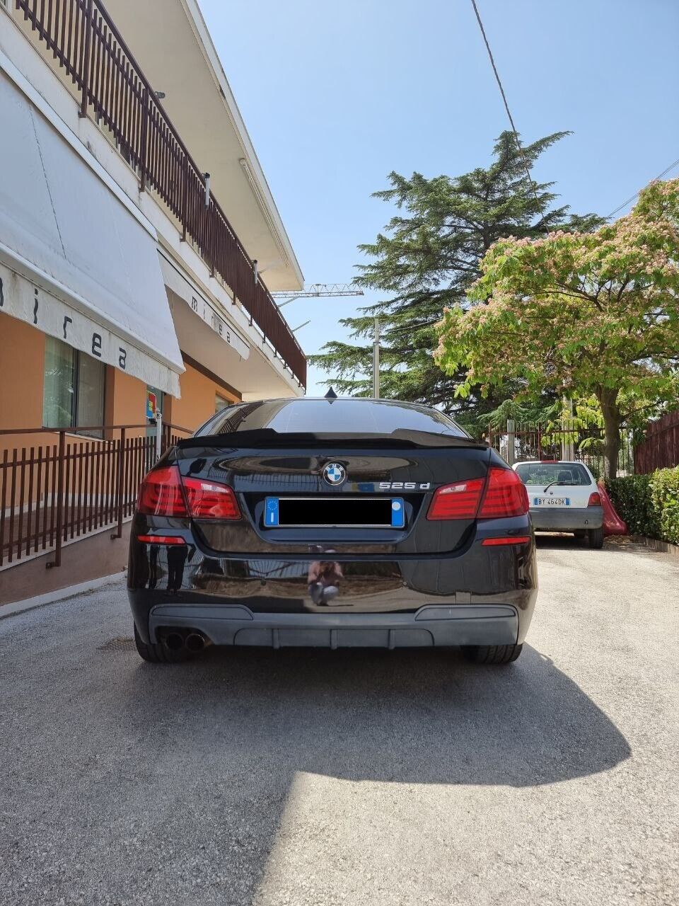 SPOILER ADATTO PER BMW SERIE 5 F10 LOOK M5 DESIGN NERO LUCIDO