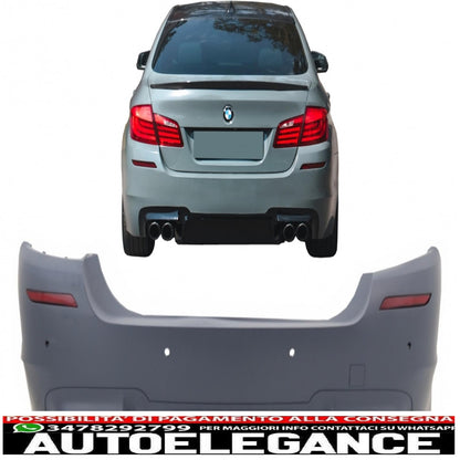 Rear bumper suitable for bmw 5 series f10 (2011-2017) m5 design