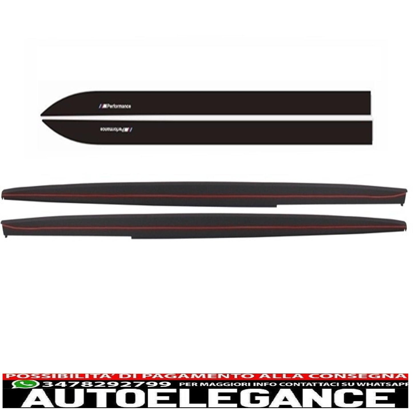 kit carrozzeria completo adatto per BMW F30 (2011+) design m-performance con parafanghi anteriori