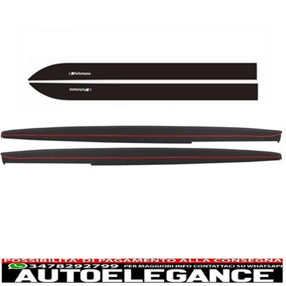 kit carrozzeria completo adatto per BMW F30 (2011+) design m-performance con parafanghi anteriori