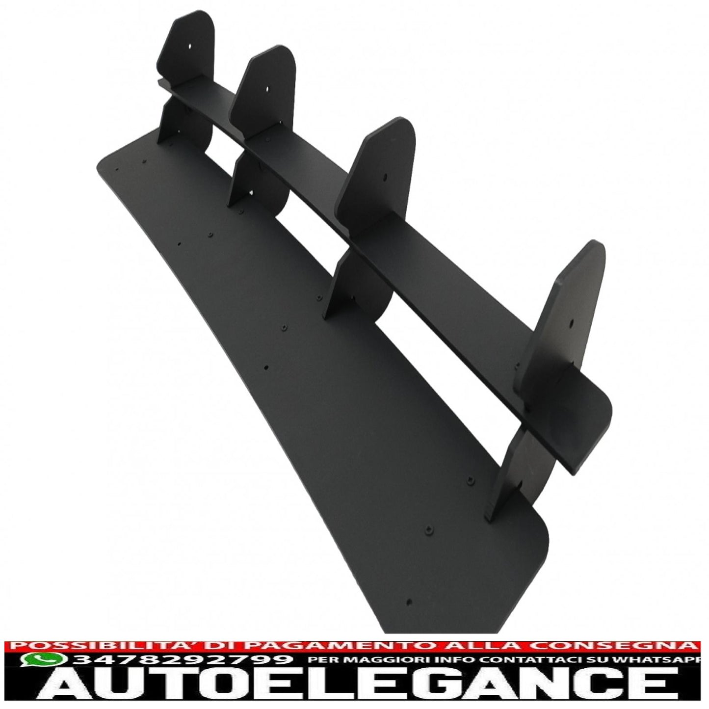 Splitter estensione paraurti posteriore per diffusore adatto a vw golf 7.5 facelift r (2017-2020)