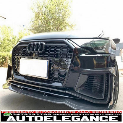 paraurti anteriore adatto per audi a6 c8 4k (2018-2020) design rs6