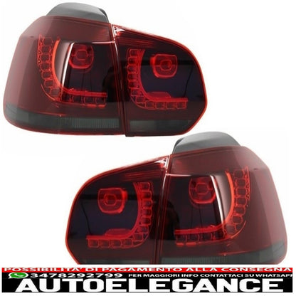 headlights suitable for vw golf 6 vi (2008-2013) golf 7 3d led drl u-design gti with full led rear lights r20 