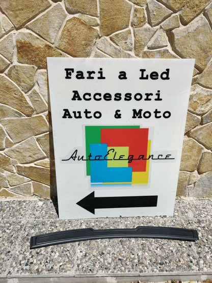 BMW SERIE 5 E60 BERLINA SPOILER LUNOTTO POSTERIORE SUL TETTO LOOK M5 IN ABS AUTOELEGANCERICAMBI