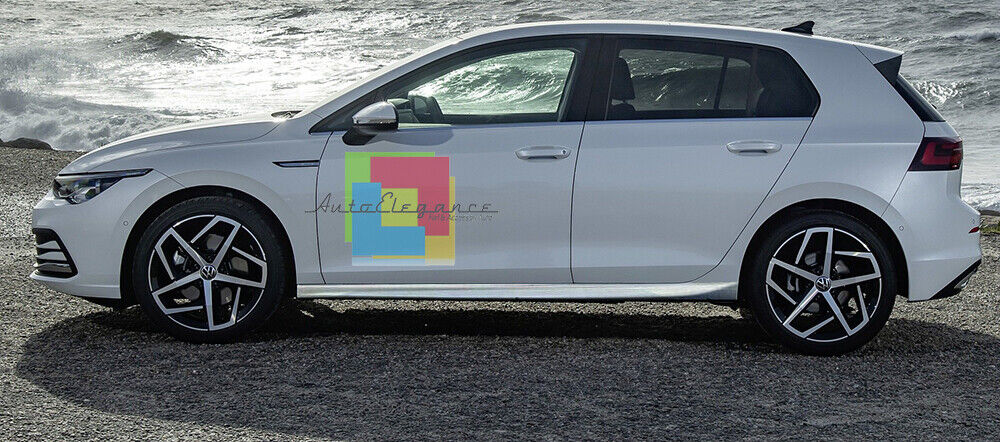 MINIGONNE LATERALI  PER VW GOLF 8 2019+ SPORTIVE SOTTO PORTA ABS R RLINE