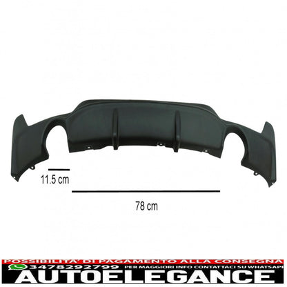 Pacchetto di conversione al diffusore d'aria dal design M con spoiler sul paraurti anteriore adatto per BMW Serie 4 F32 F33 F36 (2013-2019)