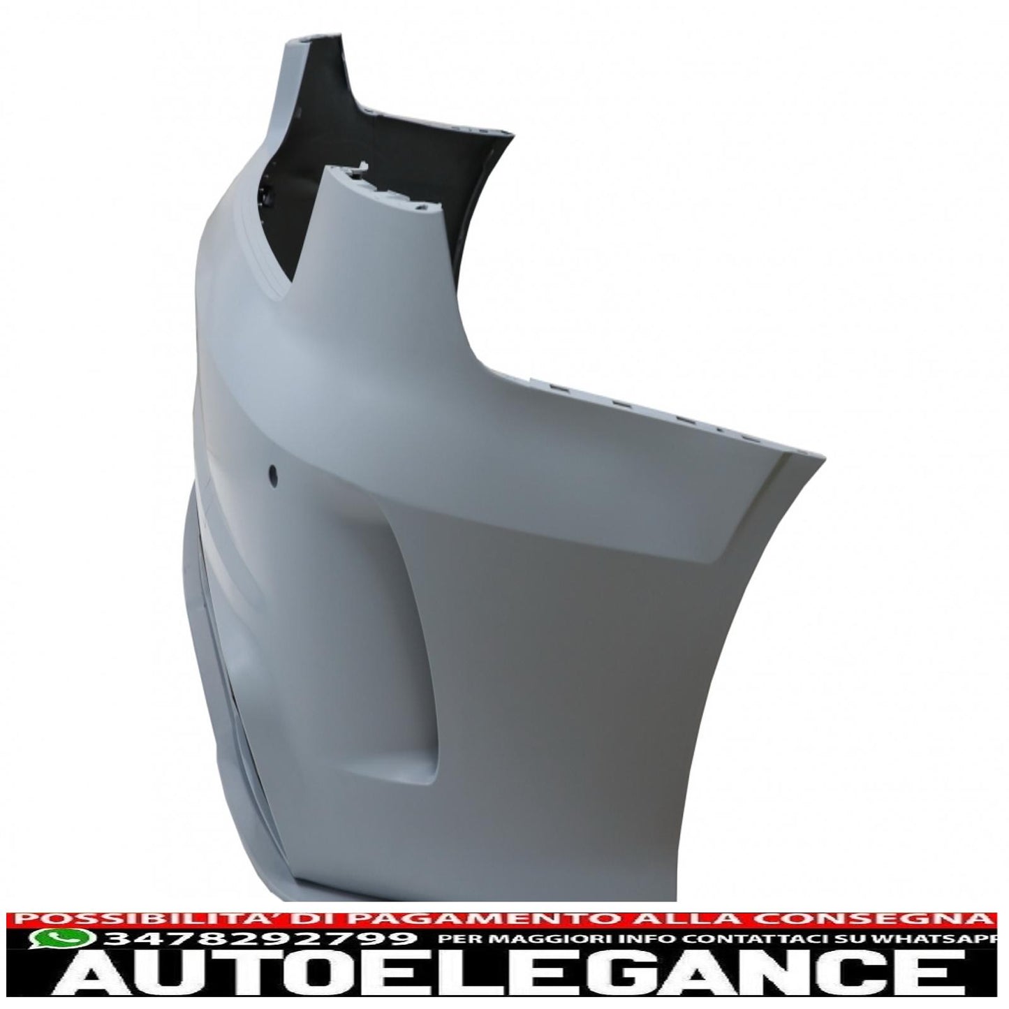 rear bumper suitable for audi a3 8v sedan pre restyling (2012-2016) rs design