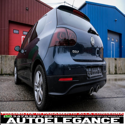 Rear bumper valance extension suitable for vw golf v 5 (2003-2007) look r32