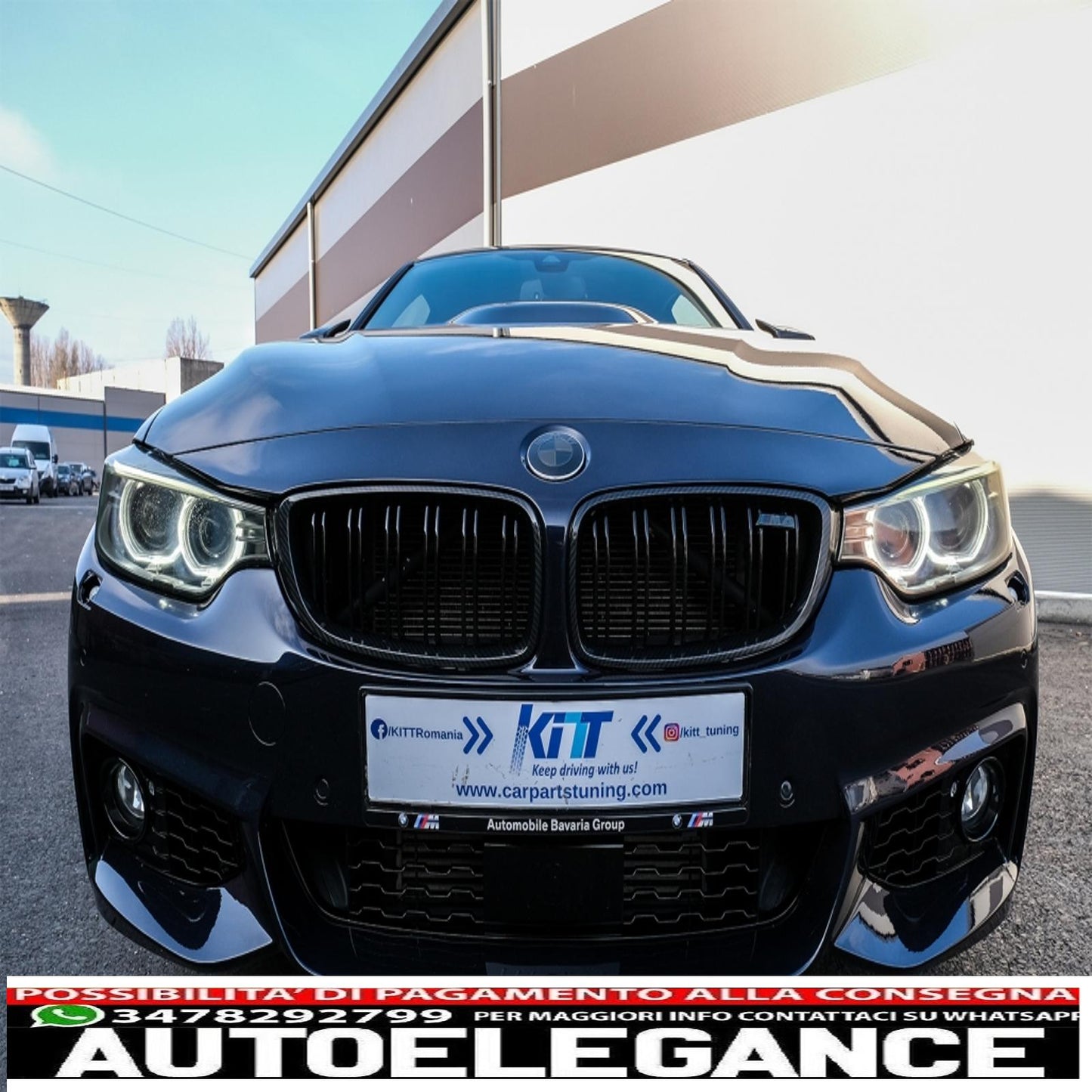 cofano cofano adatto per bmw serie 3 f30 f31 f35 (2011-2019) serie 4 f32 f33 f36 gran coupe (2011-2019) m3 m4 gts look AUTOELEGANCERICAMBI