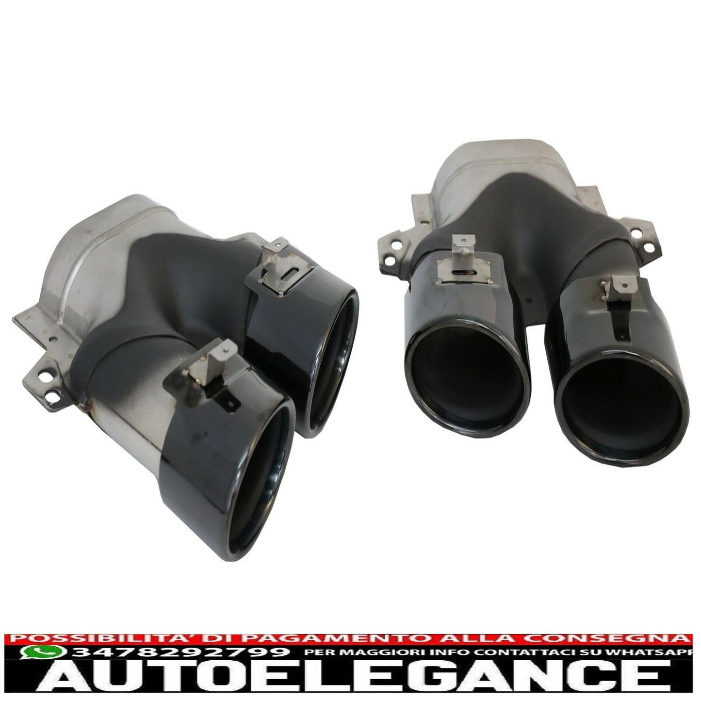 Diffuser for Mercedes GLC Coupe Facelift C253 20+ Tips GLC43 Look 