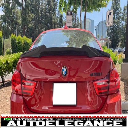 trunk spoiler suitable for bmw 4 series coupe f32 (2013-2019) m4 csl design carbon 
