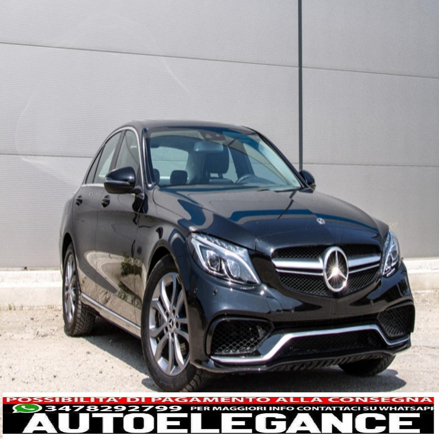 Paraurti anteriore adatto per mercedes classe c w205 s205 (2014-2020) limousine modello t coupé cabriolet design c63 senza griglia anteriore