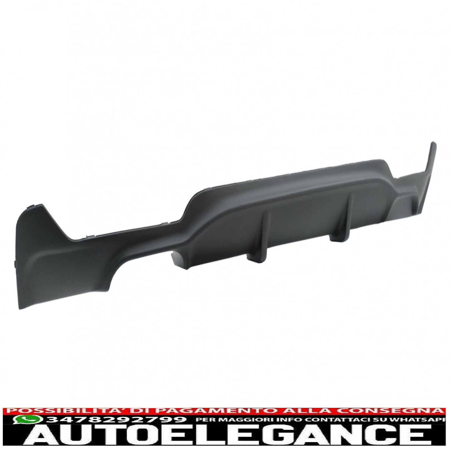 M Design Air Diffuser Conversion Package with Boot Spoiler Suitable for BMW 4 Series Coupe F32 (2013-up) Matt Black