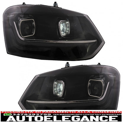 fari a led adatti per vw polo mk5 6r 6c (2010-2017) luce di svolta sequenziale dinamica