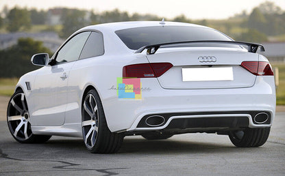 DIFFUSER SUITABLE FOR AUDI A5 COUPE 2007-2011 SLINE LOOK RS5 DTM SPORTY DESIGN