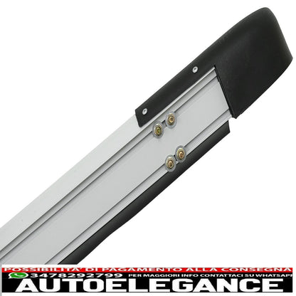 Running Boards Steps for Toyota RAV4 XA40 13-18 Dusty White 