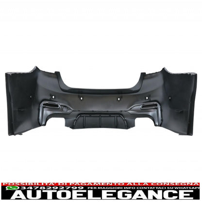 body kit suitable for bmw 5 series g30 (2017-up) m5 design with double dual exhaust tips in matt carbon fiber