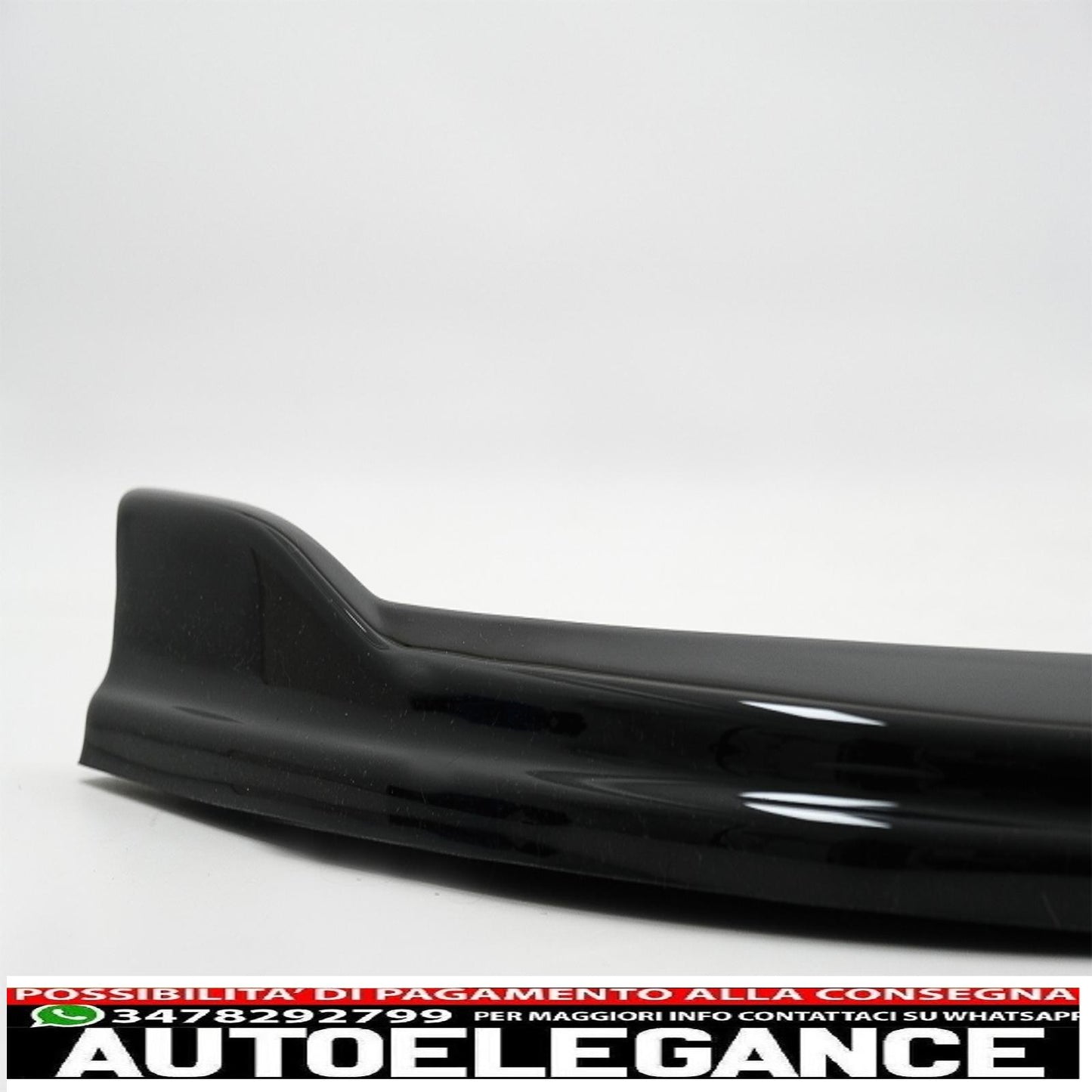 Front Bumper Lip Extension Spoiler Fit For VW Golf 8 (2020 Onwards) Standard Piano Black
