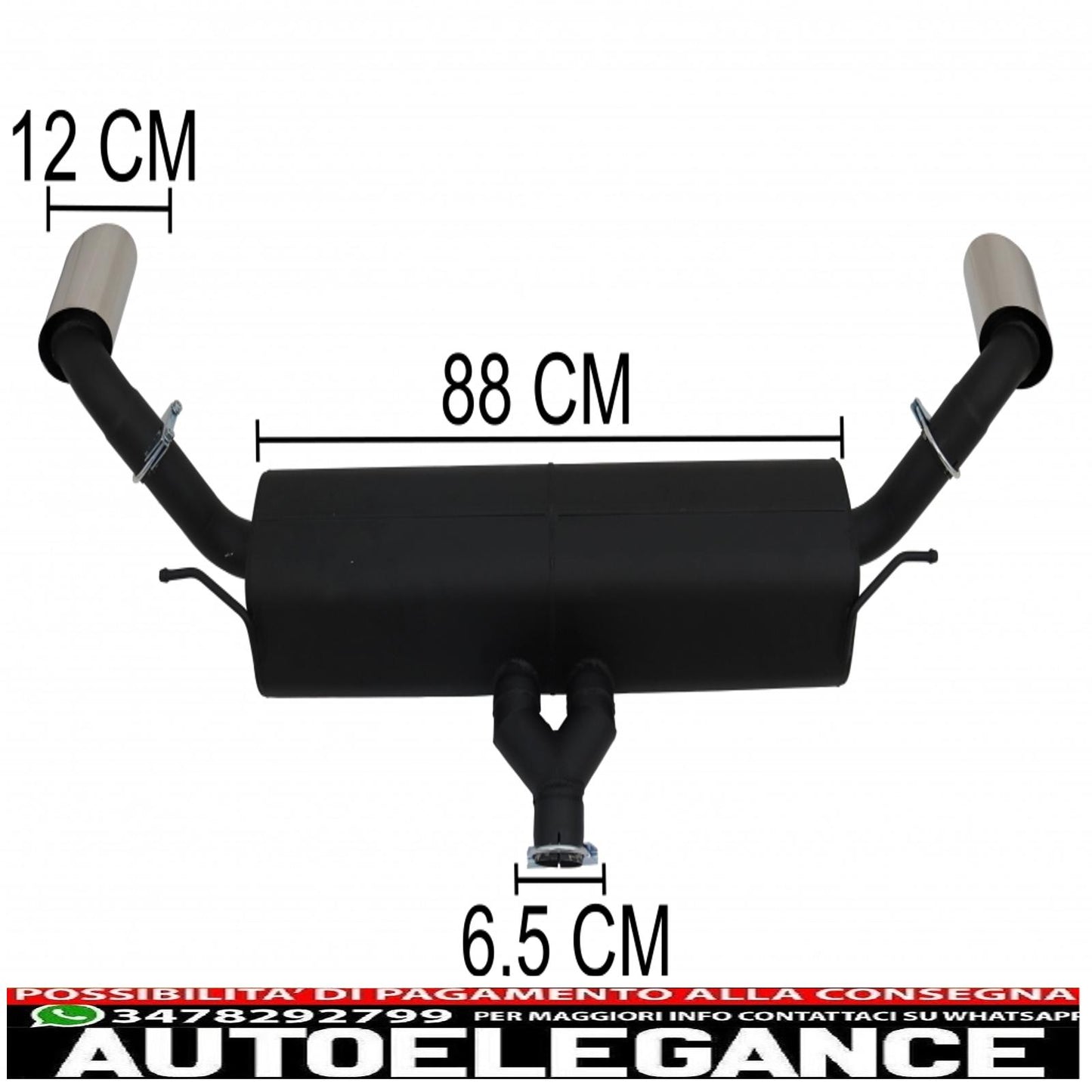 complete sports exhaust system suitable for bmw x6 e71 (2009-2012)