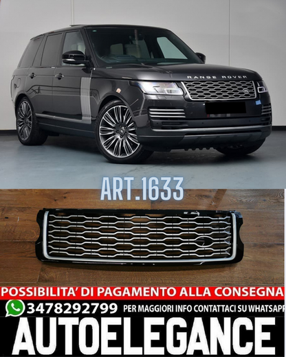 GRIGLIA RANGE ROVER VOGUE L405 2013-2017 LOOK 2018+ NERO E CROMATA