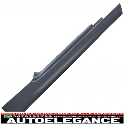 paraurti anteriore con minigonne laterali adatto per bmw serie 3 e92 e93 (2006-2009) non lci coupé cabrio m3 m-technik look