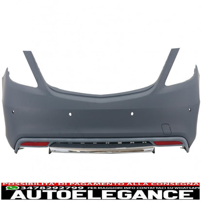 body kit with chrome exhaust tips suitable for mercedes s class w222 (2013-06.2017) design s63 