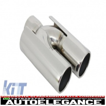 complete body kit suitable for bmw f10 5 series (2011-up) m-performance look+acs design exhaust tips left