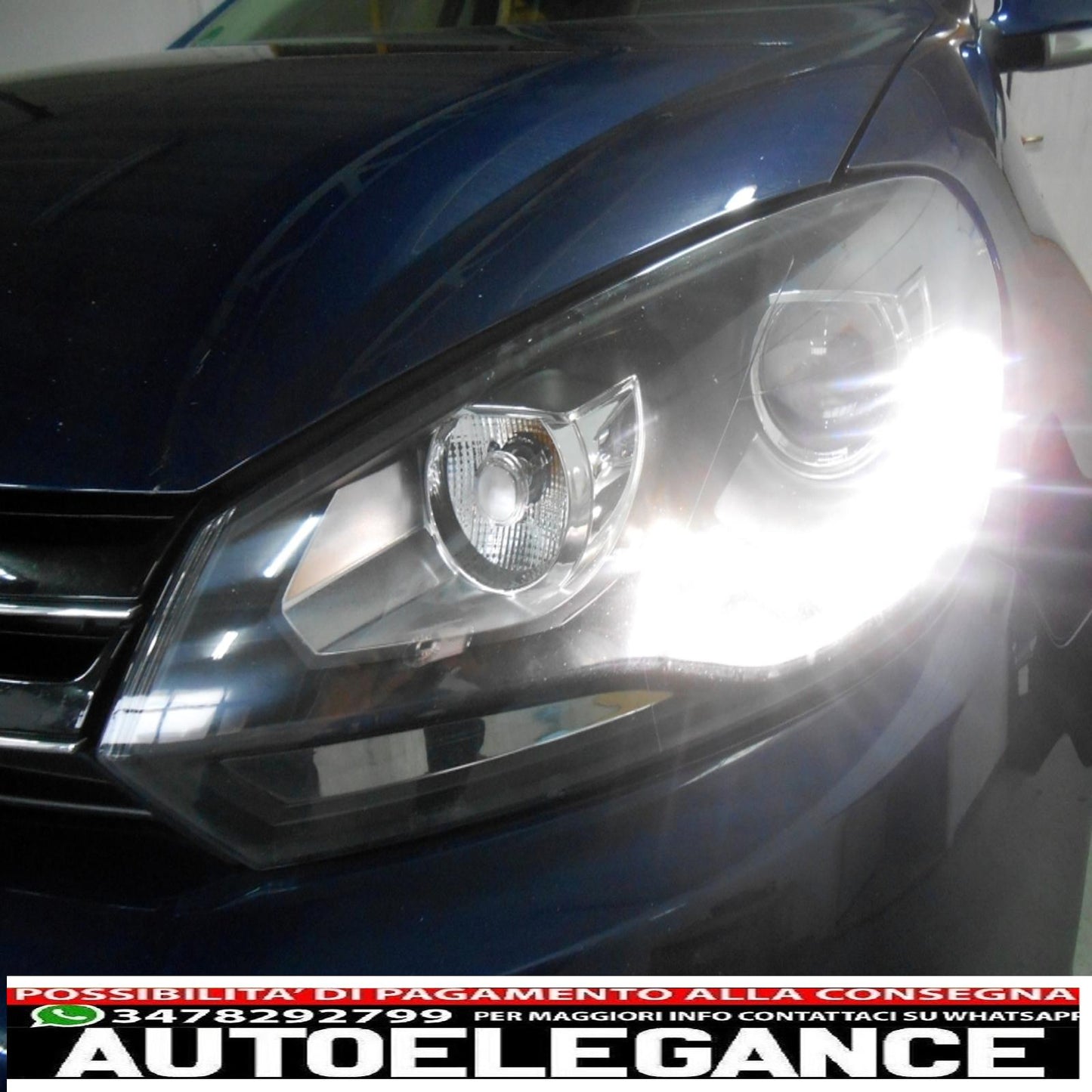headlights suitable for VW Golf 6 VI (10.2008-2012) LED DRL daylight GTI look 