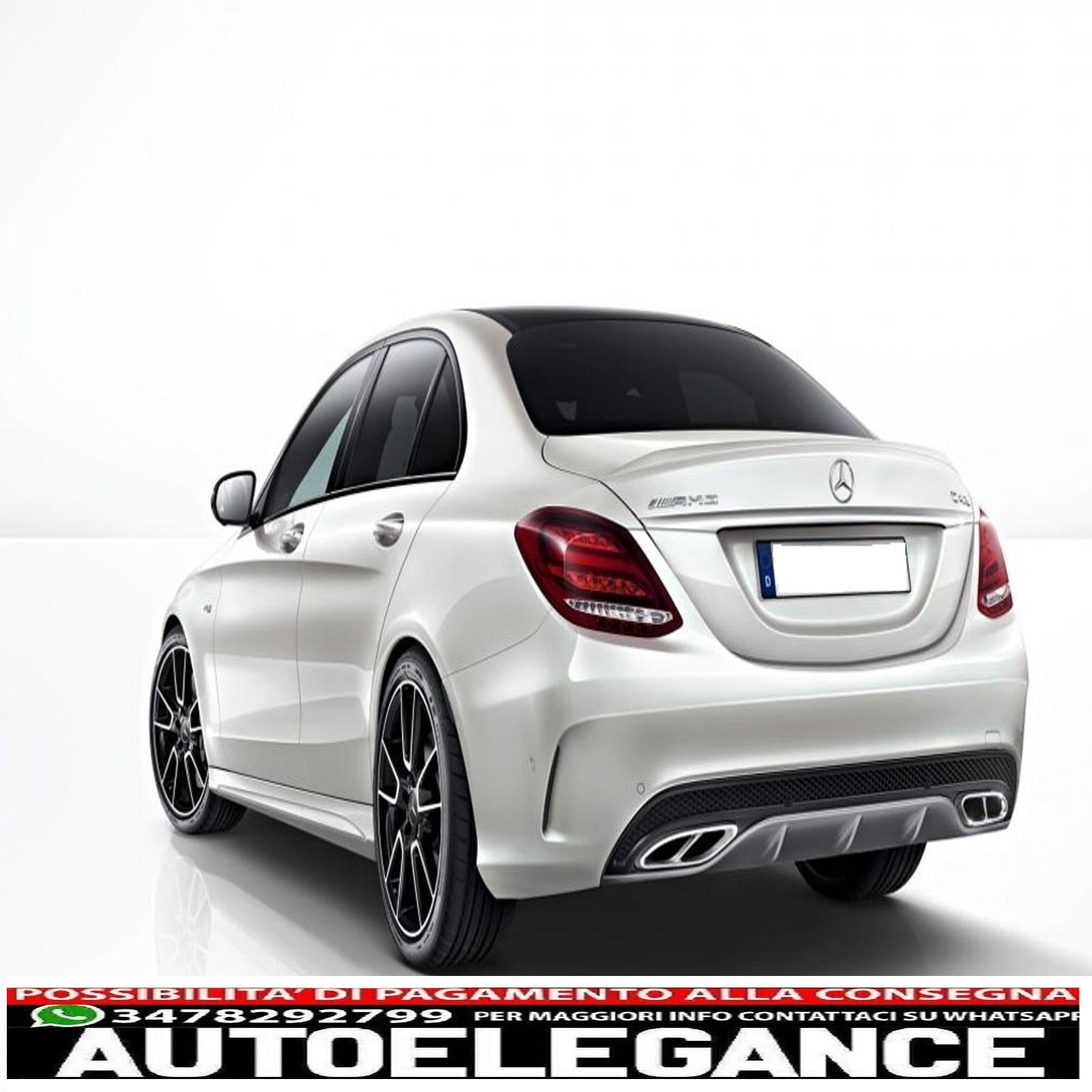 Consigli per silenziatore di scarico adatti per mercedes glc 45 x253 c253 gle suv w166 coupe c292 450 classe c w205 c43 sport design AUTOELEGANCERICAMBI