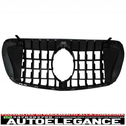 paraurti anteriore con spoiler posteriore sul tetto adatto per mercedes glc x253 suv (2015-2019) glc 63 design