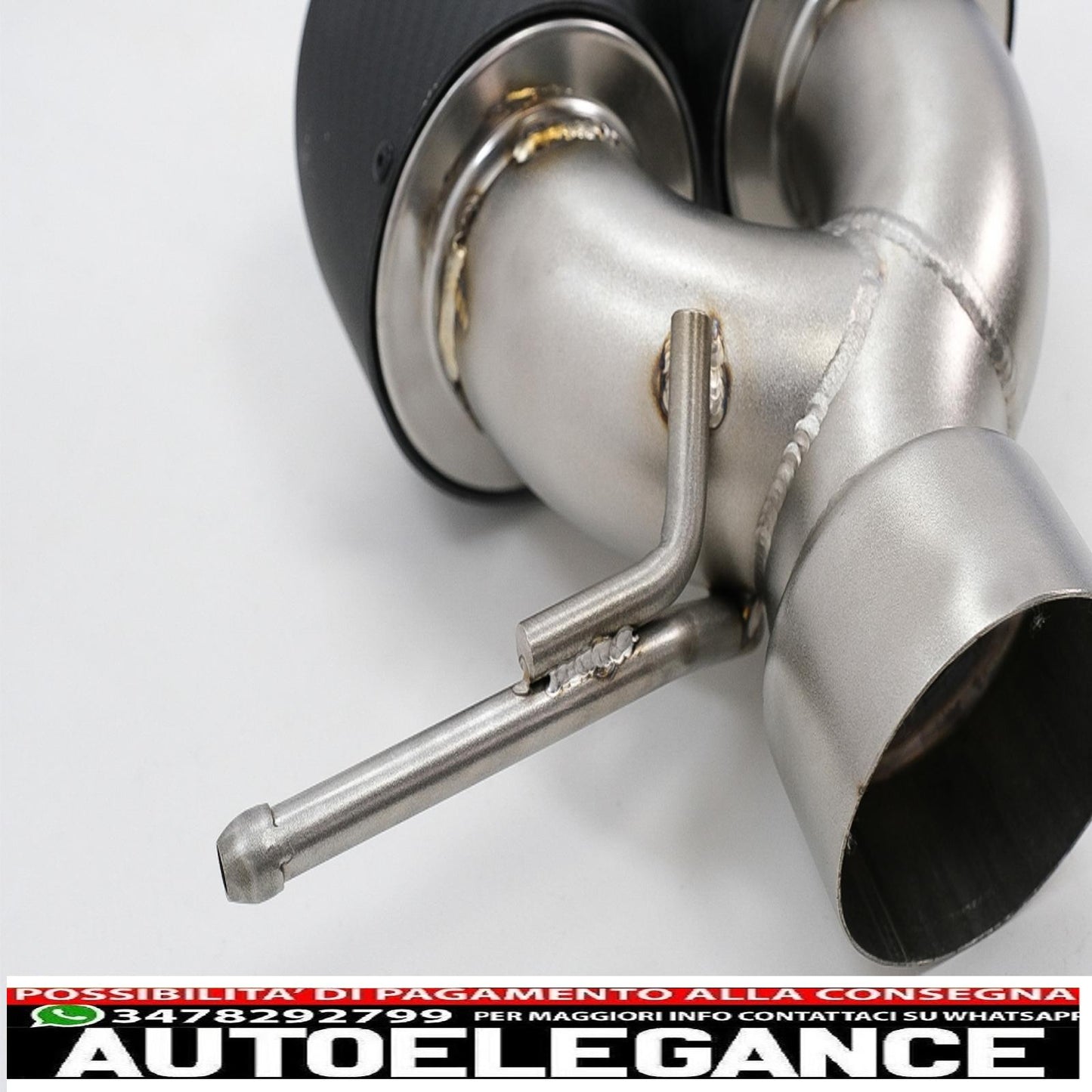 terminali di scarico in fibra di carbonio adatti per land rover range rover e suv finitura opaca ingresso 8 cm