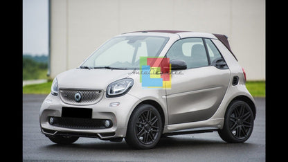 SOTTO PARAURTI ADATTO PER SMART 453 ABS LOOK BRABUS DESIGN GREZZO