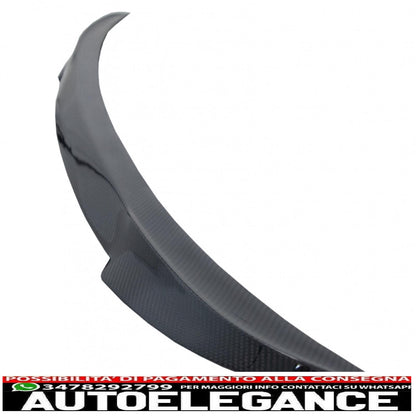 trunk spoiler suitable for bmw 3 series f30 f80 (2011-2018) m4 design real carbon