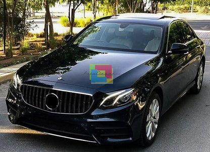 MERCEDES E-CLASS W213 S213 2016+ AMG FRONT GRILLE BLACK PANAMERICA