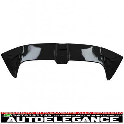 roof spoiler suitable for vw golf 7 vii (2012-2017) gti oett design piano black
