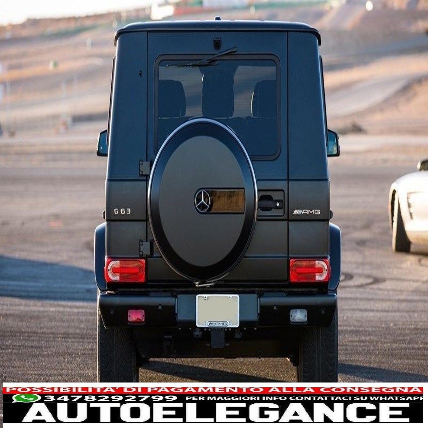 Copertura fittizia per fotocamera posteriore adatta per mercedes classe g w463 (1989-2017) senza fotocamera AUTOELEGANCERICAMBI