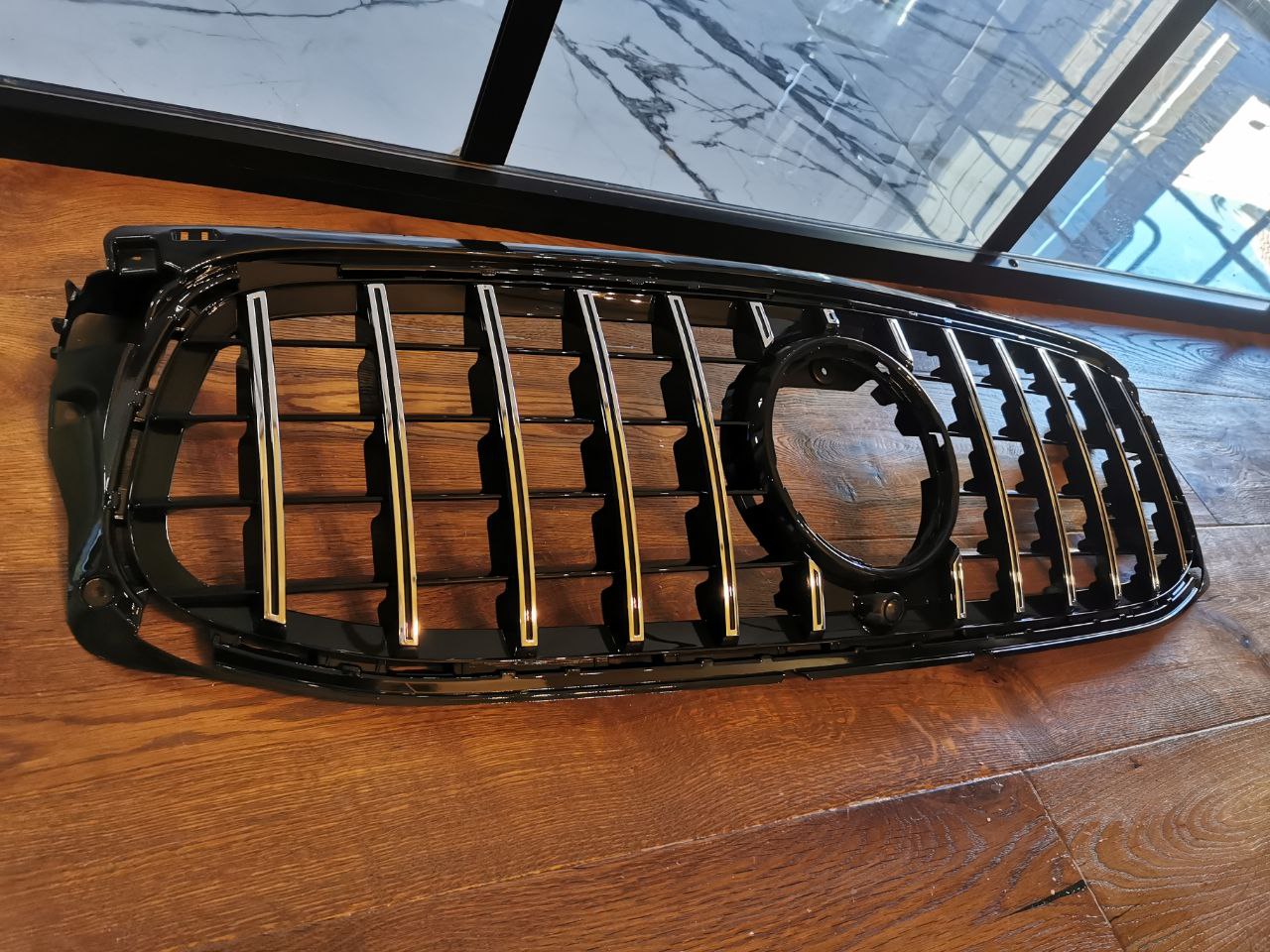 GRILLE SUITABLE FOR MERCEDES-BENZ GLB X247 AMG GT LOOK CHROME SPORTY DESIGN 