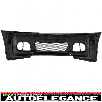 paraurti anteriore adatto per bmw serie 3 e46 berlina touring (1998-2004) m-technik m-tech modello m-sport senza fendinebbia