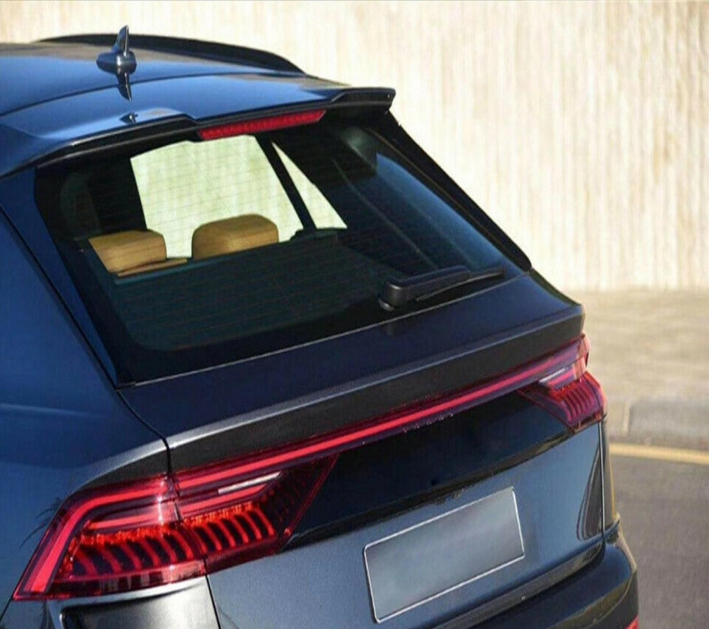 💎RSAUQ8RSPB SPOILER POSTERIORE ALETTONE SUL TETTO ADATTO PER AUDI Q8💎