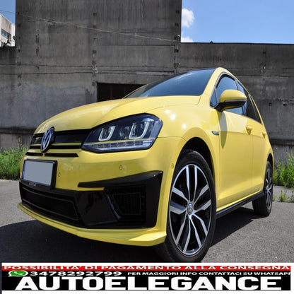 paraurti anteriore adatto per vw golf 7 vii (2013-2016) r 400 design