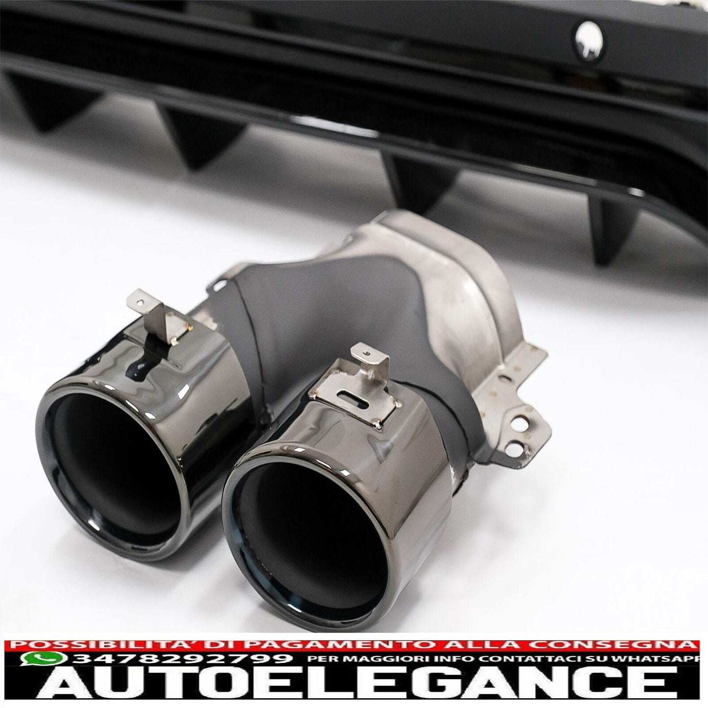 Suggerimenti per il diffusore per Mercedes GLC SUV X253 Facelift 20- GLC43 Pacchetto Look Night